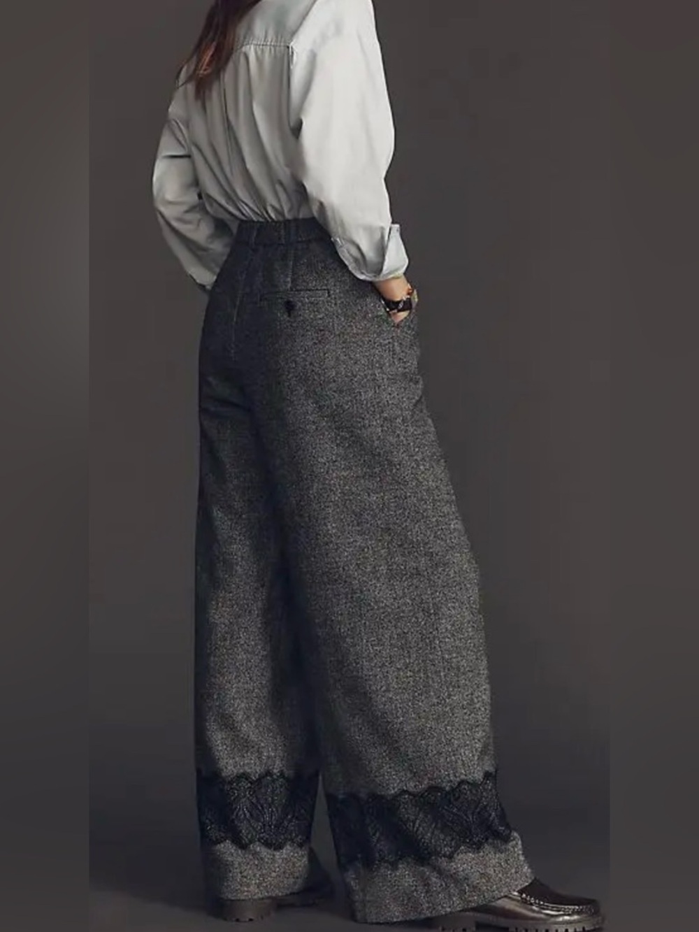 Maeve Women’s “The Avery” Pleated Wide-Leg Trousers Size XS NWT - Picture 4 of 7